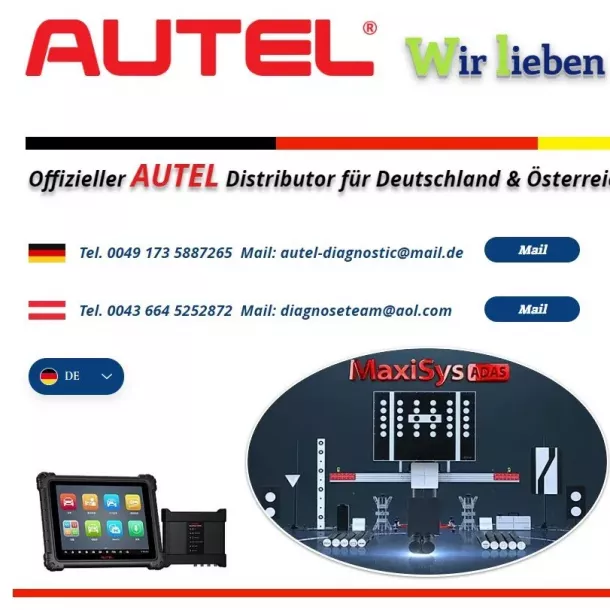 AUTEL - Offizieller Distributor für Deutschland und Österreich
